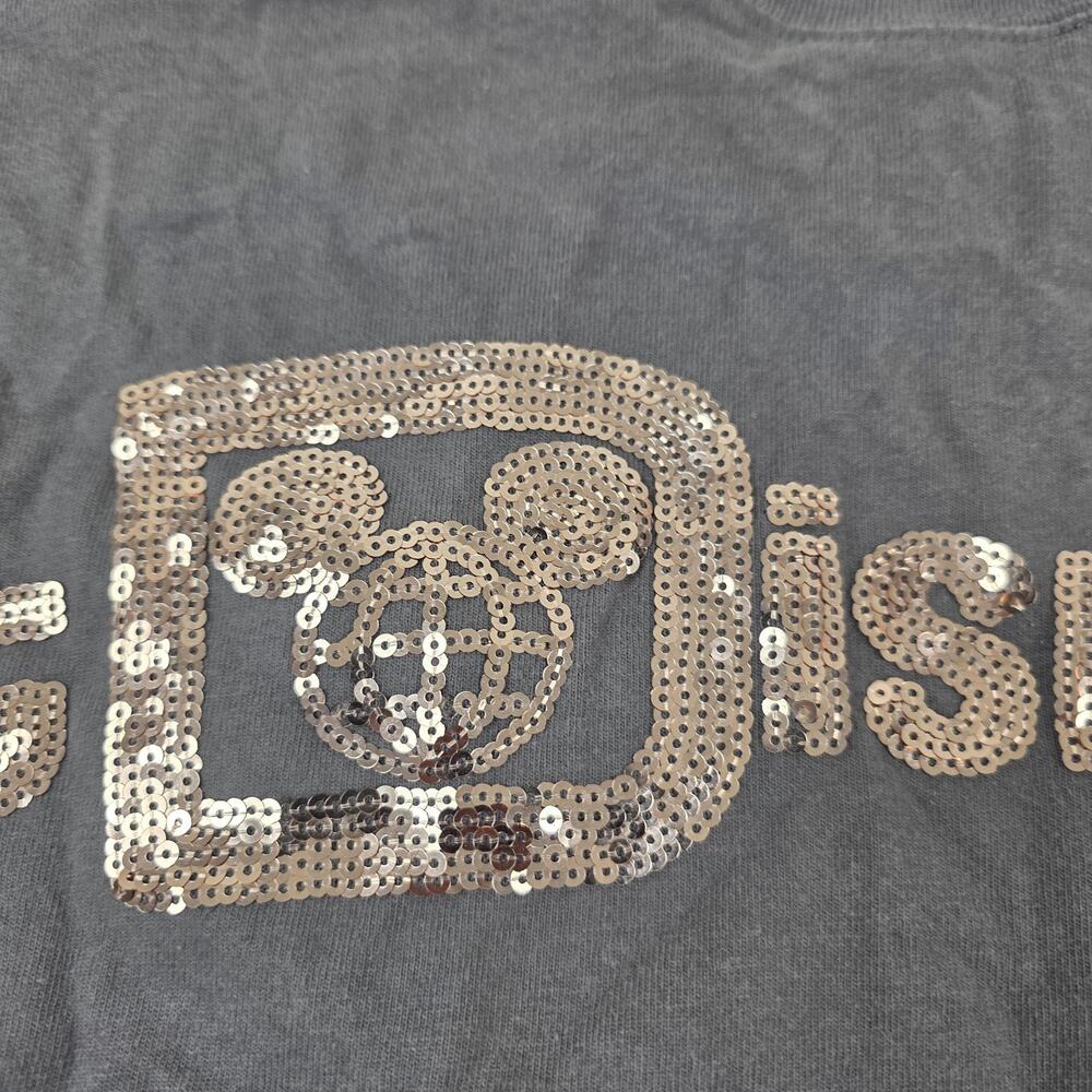 Disney Parks Spirit Jersey Shirt Womens XS Walt Disney World Sequin‎ 1971 - Picture 2 of 10